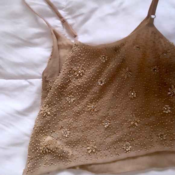 Chiffon Flower Tank Top - Picture 3 of 3